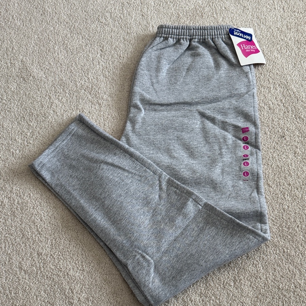 Hanes Heather Gray Lounge Pants
